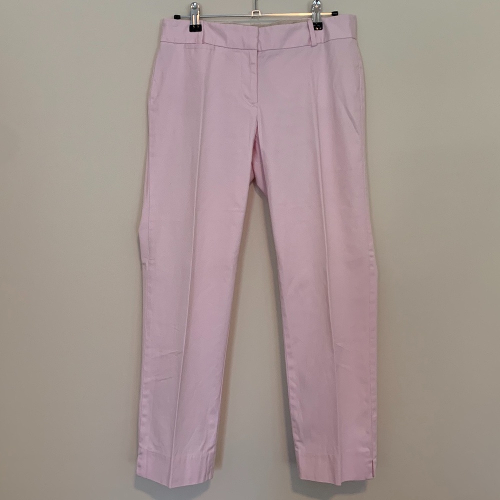 Talbots Signature Crop Pants Sz 2 Light Pink - Picture 3 of 8